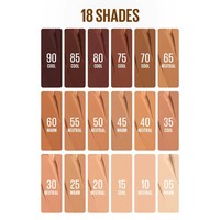 Fond de teint liquide Goodly Cosmetics OEM de haute qualité, imperméable, anti-brillance, minéral, longue tenue 24h, couvrance totale, couleur foncée, 30 ml