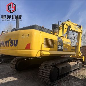 Excavatrice Komatsu 350 de 35 tonnes, équipement d'occasion, d'origine japonaise, presque neuve, composants moteur et pompe essentiels en excellent état, vente à bas prix - Product Image 4