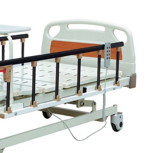 Centro de salud, cama de paciente de clínica de hospital naranja, cama de paciente de control eléctrico de tres funciones - Product Image 4