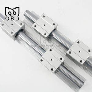 รางเลื่อนเชิงเส้น SBR20 2 ชิ้น ความยาว 1000 มม. รางเลื่อนขนาด 20 มม. พร้อมบล็อกลูกปืน SBR20UU 4 ชิ้น - Product Image 3