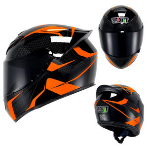 Gran oferta, de cara completa Knight cascos de motocicleta, logotipo personalizado de seguridad para todas las estaciones, Material ABS, certificación DOT, OEM personalizado - Product Image 2