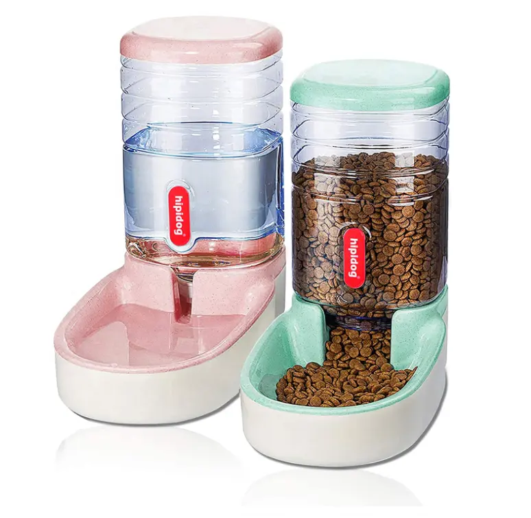 Gravity Automatic Pet Feeder Water Dispenser for Dog Cat Products Supply Food Feeding Bowl