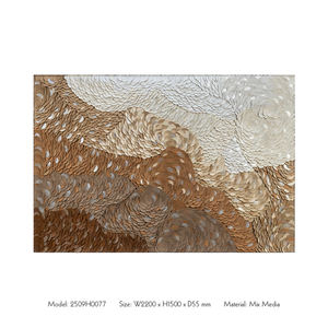 TY <span class=keywords><strong>ART</strong></span> SPACE Arte Murale 3D in Pelle/Madreperla con <span class=keywords><strong>Collage</strong></span> e Dipinti, Supporto Personalizzato per Progetti di Alta Gamma per Case e Hotel - Product Image 2