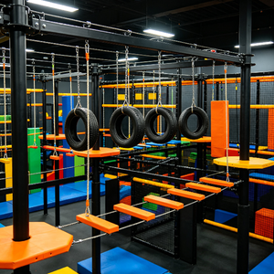 Ninja Warrior Elite: Parque de Aventuras Interior Personalizado, Circuito de Cuerdas, Atracción para Centros Comerciales, Experto en Parques Infantiles Profesionales al Aire Libre - Product Image 6