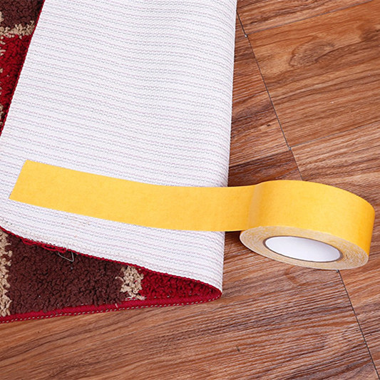 High-viscosity Factory Wholesale Cloth Self-adhesive Rugs Tape Hardwood Floors Waterproof Double Sided Carpet Tape