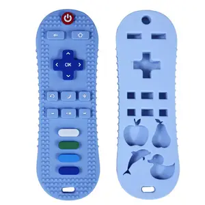 Baby Teether Toys Tv Remote Control Shape Silicone