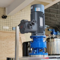 Mélangeur planétaire en acier inoxydable de haute qualité pour liquides, machine de mélange et de chauffage pour produits de lavage du visage