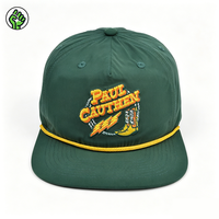 Individuelles Logo Baumwoll-Snapback-Cap 5-Panel Stickerei Flacher Schirm Unstrukturiert Stylisch Lässig für Outdoor-Nutzung
