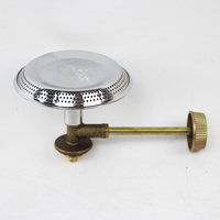 Réchaud à Gaz Portable Simple Brûleur pour Camping Cuisine Acier Inoxydable Mini Brûleur à Gaz Flamme Bleue Gaz Naturel
