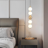 Nouvelles suspensions LED en verre, style nordique de luxe, en fer et verre, hauteur réglable, pour salle à manger, bar, cuisine