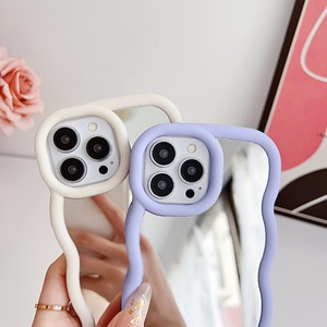 Custodia per <span class=keywords><strong>iPhone</strong></span> 17 <span class=keywords><strong>Pro</strong></span> con Specchio Integrato a Forma di Onda, Compatibile con <span class=keywords><strong>iPhone</strong></span> 16 <span class=keywords><strong>Pro</strong></span> <span class=keywords><strong>Max</strong></span> 15 <span class=keywords><strong>14</strong></span> 13 12, Colori Vivaci - Product Image 2