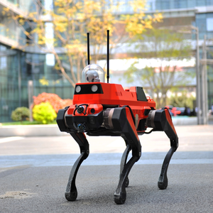 Chien robot quadrupède de recherche et de sauvetage d'urgence, construction métal-caoutchouc, contrôle par application 5G, Android 12 OS, stockage 32 Go, lutte contre les incendies - Product Image 3