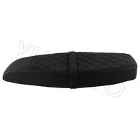 Siège de banquette plat résistant à l'usure avec surpiqûres diamantées, remplacement direct pour Simson S51 S50 1975-1990 Sportsitz