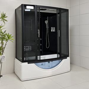 Cabine de <span class=keywords><strong>douche</strong></span> hammam préfabriquée, unité de <span class=keywords><strong>douche</strong></span> <span class=keywords><strong>capsule</strong></span>, bain de massage spa, sauna prêt à l'emploi - Product Image 3