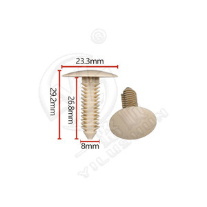 Clips de fixation intérieurs Xinyida A390 pour toit, coffre et pare-chocs de véhicules General Motors, en plastique nylon. - Product Image 4