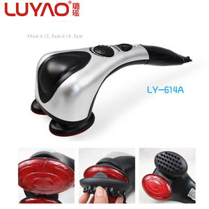 Masseur corporel manuel puissant à double tête, percussion des tissus profonds, masseur manuel LY-614A - Product Image 2