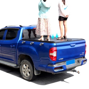 ที่คลุมเตียง<span class=keywords><strong>รถ</strong></span>บรรทุก Picup ฝาลูกกลิ้งอลูมิเนียมแข็งพับเก็บได้สำหรับ RAM 1500 2500 BT50 MAZDA - Product Image 2