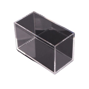 Custom Stackable Display Giant Clear Transparent Drop Front Acrylic Basketball Plastic Storage Shoe Sneaker Box With Magnet