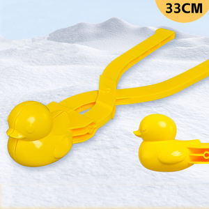 Jeu d'extérieur pour enfants Jouet <span class=keywords><strong>boule</strong></span> <span class=keywords><strong>de</strong></span> <span class=keywords><strong>neige</strong></span> Clip Fights Game Quick Flexible Simple Heart Duck Shape Snow Ball Maker - Product Image 3