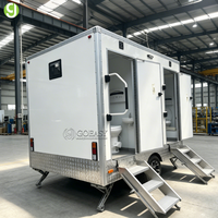 Trailer Kamar Mandi Mewah Goeasy Custom Shower 2 Stasiun, Toilet Portabel VIP untuk Dijual