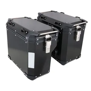 JFG CRF 1100-Caja lateral para Motor de aluminio 35L 65L, caja en forma de equipaje para motocicleta HONDA
