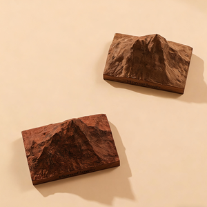 Diffuseur d'aromathérapie en forme de <span class=keywords><strong>montagne</strong></span> en bois massif sans feu - Product Image 6