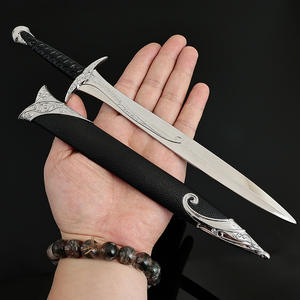 Espada Stinger de El Señor de los Anillos, Modelo Negro de 30 cm, Espada y Arma para Niños, Espada de Juguete Personalizada Totalmente Metálica, Artículo Coleccionable - Product Image 1