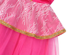 Robe de princesse Aurora de la <span class=keywords><strong>Belle</strong></span> <span class=keywords><strong>au</strong></span> <span class=keywords><strong>bois</strong></span> <span class=keywords><strong>dormant</strong></span>, costume d'Halloween, robe de fête cosplay, robe pêche pour fille - Product Image 6
