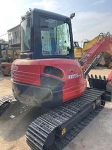 Miniexcavadora Usada de 5 Toneladas Kubota KX155 Kx155-5, Excavadora de Ingeniería Usada, Máquina de Construcción KX163 con Accesorio de Barrena - Product Image 3