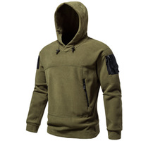 Neuer Herren Taktischer Kapuzenpullover, Outdoor Polartec Fleece Pullover, Winddichte Warme Winterjacke, Jagd- und Klettermantel