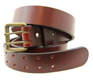 Shemax 2023 Top Vente Haute Qualité Personnalisé En Gros Toutes Les Couleurs Toutes Les Tailles Disponibles Double Trou Ceinture En Cuir - Product Image 6