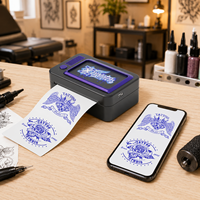 Xprinter MP03 Pembuat Stencil Tato Mini Portabel Tanpa Kabel Ringan 80mm untuk Hadiah DIY Paskah