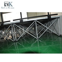 Scène modulaire portable en aluminium à montage rapide pour événements, concerts, mariages, chorales et spectacles