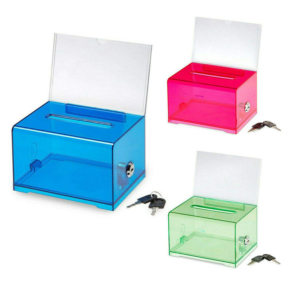 定制多功能亚克力盒子亚克力捐款盒亚克力名片投放盒