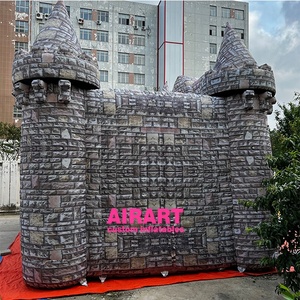 Yantai meilleur fabricant et taille personnalisée, maison de tente de château en pierre gonflable pour la vente publicitaire - Product Image 5