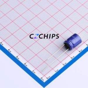 Condensateur électrolytique en aluminium à montage traversant ELXZ250ELL331MJC5S, composant à montage traversant (THT), 330uF, 20%, 25V, 380mA-120Hz - Product Image 1