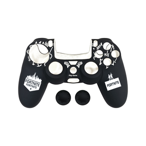 Coque en silicone souple gravée au laser de qualité supérieure, <span class=keywords><strong>2</strong></span> pièces, protection anti-poussière pour manettes, motif vibrant pour manette PS4 DualSense - Product Image 1