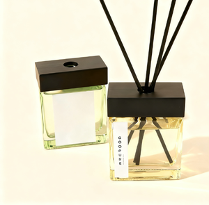 Diffusore di vetro quadrato 120ML a lunga durata per bottiglie di vetro fiancabile aromaterapia <span class=keywords><strong>casa</strong></span> fresca con servizio completamente personalizzato - Product Image 6