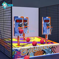 Terrain de jeu intérieur interactif jeu d'arcade de basket-ball parc sportif notation électronique notation d'arcade de basket-ball électronique