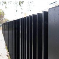 Clôture en aluminium à piquets verticaux de haute qualité pour les communautés résidentielles avec fabrication certifiée
