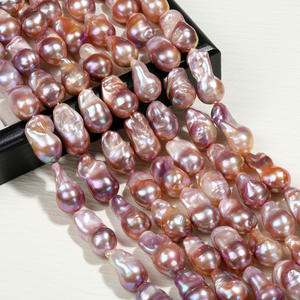 Perlas Barrocas Naturales de Agua Dulce al por Mayor, Materiales para Joyería Hechos a Mano, Cuentas de Cola de Pescado Blancas y Rosas de Forma Irregular - Product Image 3