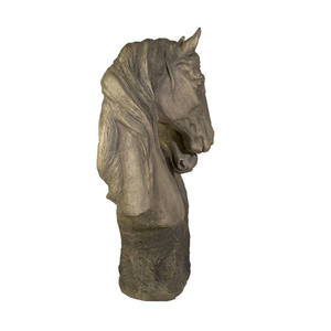 WeiVista Resina Cavalo Cabeça Escultura Casal Animal Estatueta Home Decor Fabricante Fábrica Atacado Fornecedor - Product Image 3