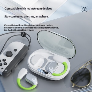 <span class=keywords><strong>Cheng</strong></span> Ruida M82, Nuevos Auriculares Intrauditivos con Gancho para la Oreja, OWS 5.4, Conducción Ósea, Resistentes al Agua, Inalámbricos, Deportivos, con Cancelación de Ruido - Product Image 4