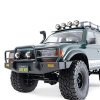 FMS FCX10 1/10 Scale 4WD Green Land Cruiser 80 RC Pickup Truck LC80 Rock Crawler Brushless RTR 2026 NEW FMS11042RSGN-BL