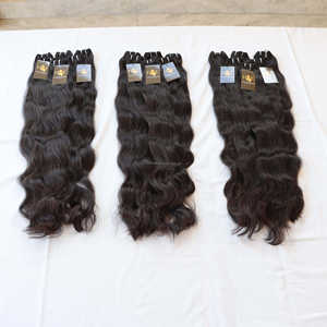 Lot de tissage de cheveux brésiliens vierges, qualité 100%, vente en gros, cuticules alignées, cheveux humains bouclés, Temple indien brut - Product Image 3