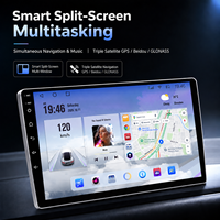 KSOY-T100 Radio Android 9 Inci Universal Multimedia Mobil Nirkabel Carplay GPS Navigasi HiCar Kamera AHD Layar Sentuh RDS FM TF