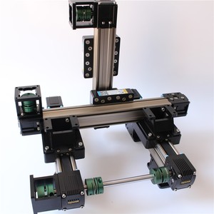 Module linéaire d'automatisation à axe XYZ Mjunit <span class=keywords><strong>avec</strong></span> rail de guidage adhésif, rail coulissant à <span class=keywords><strong>portique</strong></span> à déplacement longue portée sur trois axes pour pulvérisation adhésive - Product Image 4