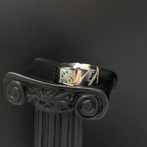 Модное минималистичное кольцо из нержавеющей стали с позолотой 18K и цирконами, высококачественный дизайн с гравировкой, для мужчин и женщин, для свадьбы - Product Image 6