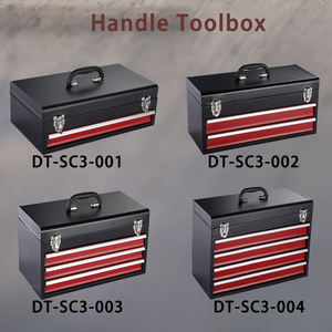 <span class=keywords><strong>Caja</strong></span> <span class=keywords><strong>de</strong></span> <span class=keywords><strong>herramientas</strong></span> <span class=keywords><strong>de</strong></span> metal personalizable resistente <span class=keywords><strong>con</strong></span> 3 cajones y cerradura para almacenamiento en taller - Product Image 6