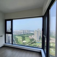 Ventanas de Aluminio con Aislamiento Térmico de Calidad Alemana, Perfil de Rotura de Puente Térmico, Triple Acristalamiento para Villas de Lujo